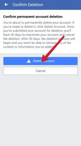 Facebook account delete kaise kare