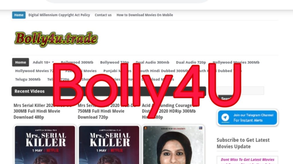 Bolly4you and Bolly4u movie download