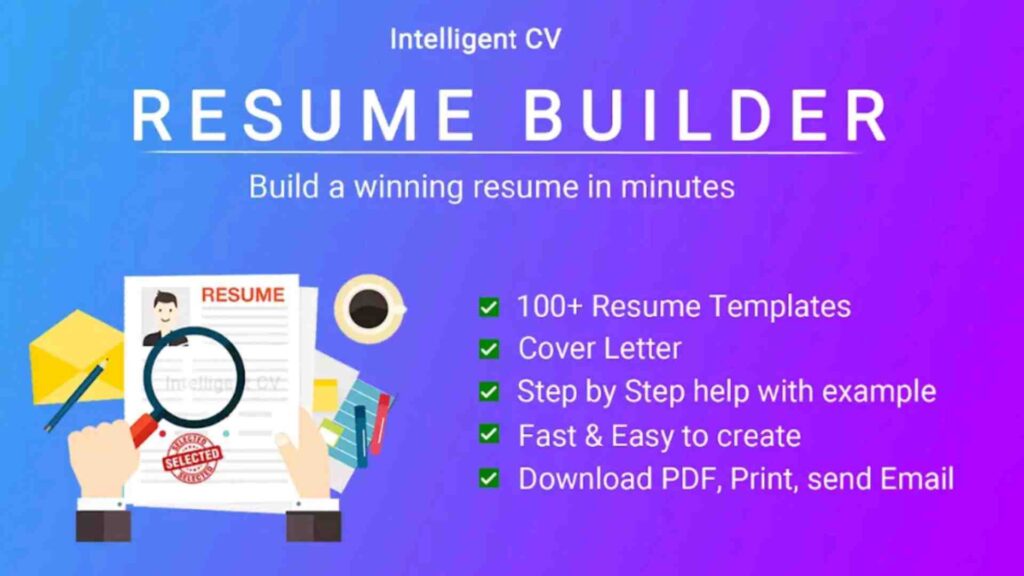 Resume builder app